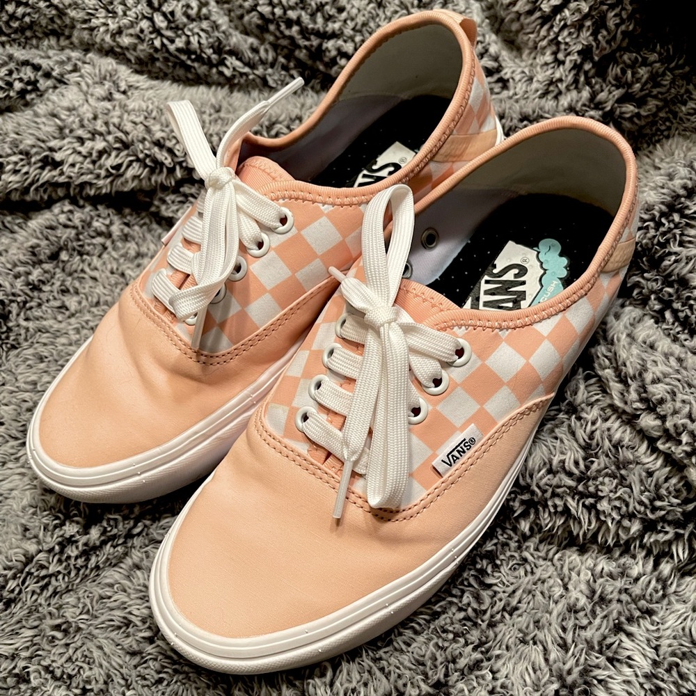 Pink Checkered Vans ComfyCush Zushi - 8